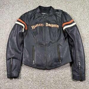 Harley Davidson Women's Miss Enthusiast Leather Jacket 98142-09VW Size XS